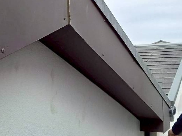 板金巻き工事　完了